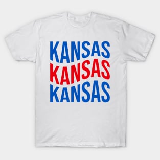 University of Kansas Curvy Text T-Shirt